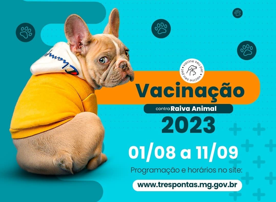 PREFEITURA INICIA A VACINAÇÃO CONTRA RAIVA ANIMAL EM TRÊS PONTAS