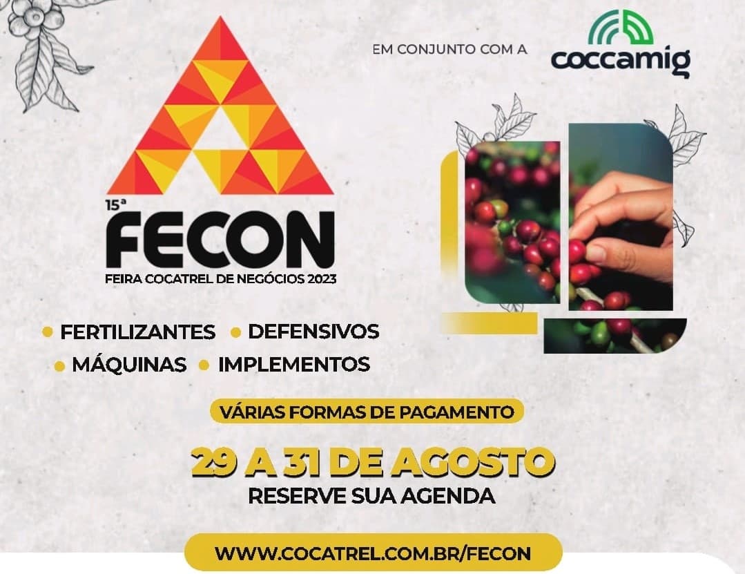 FEIRA COCATREL DE NEGÓCIOS ESTÁ CHEGANDO: OPORTUNIDADE PARA OS COOPERADOS REALIZAREM ÓTIMOS NEGÓCIOS