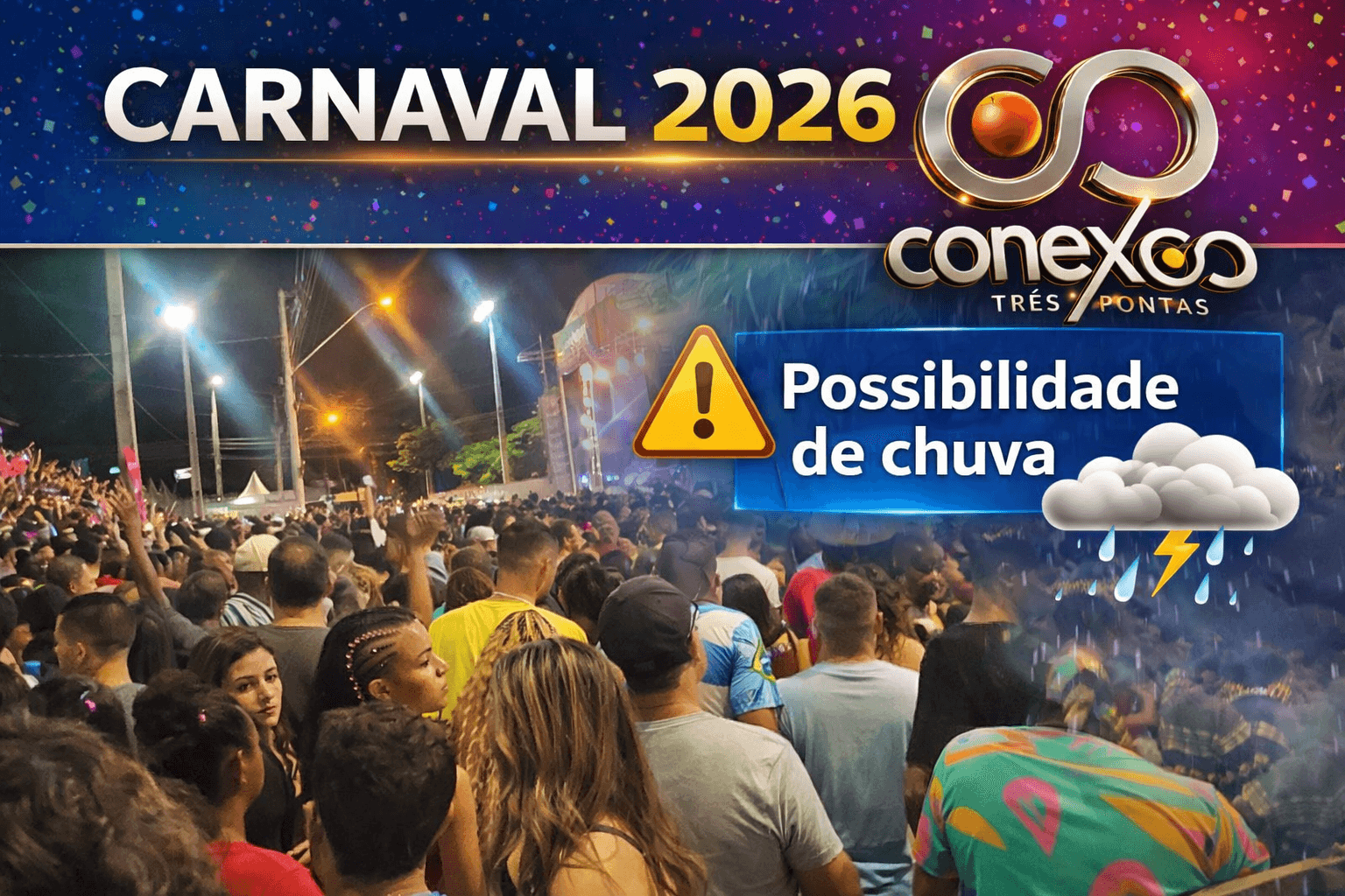 SERÁ QUE SEGUE CHOVENDO? PREVISÃO DO TEMPO PARA O CARNAVAL EM TRÊS PONTAS E SUL DE MINAS
